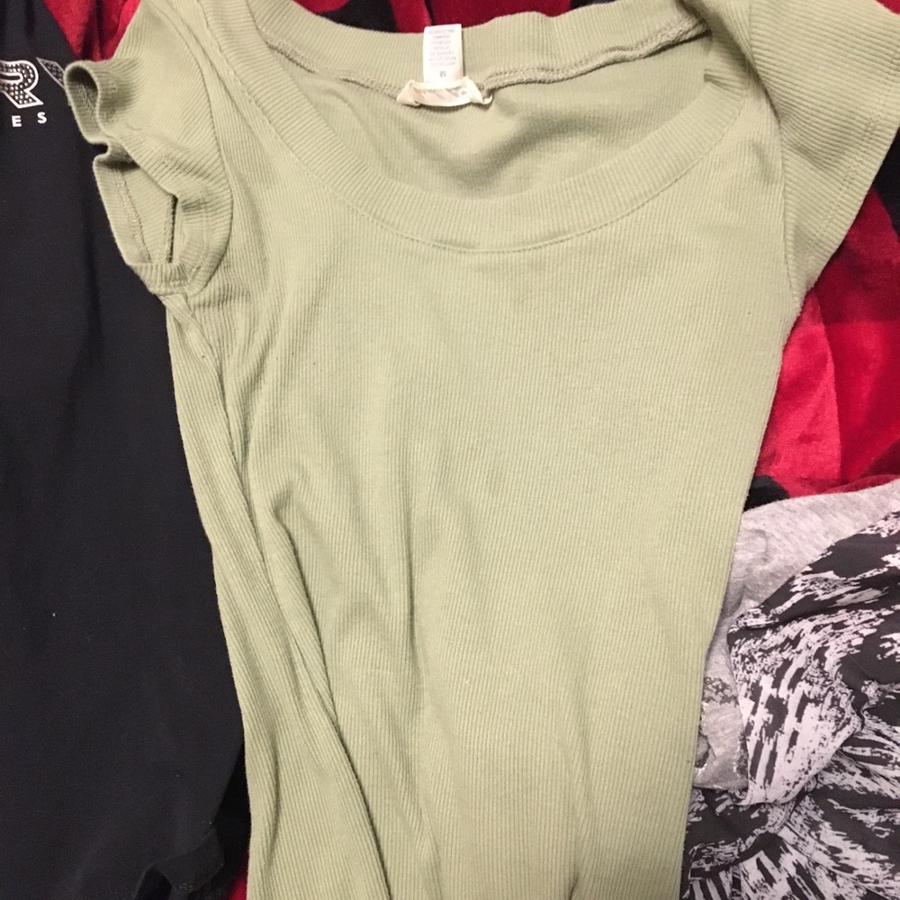 Light green t shirt